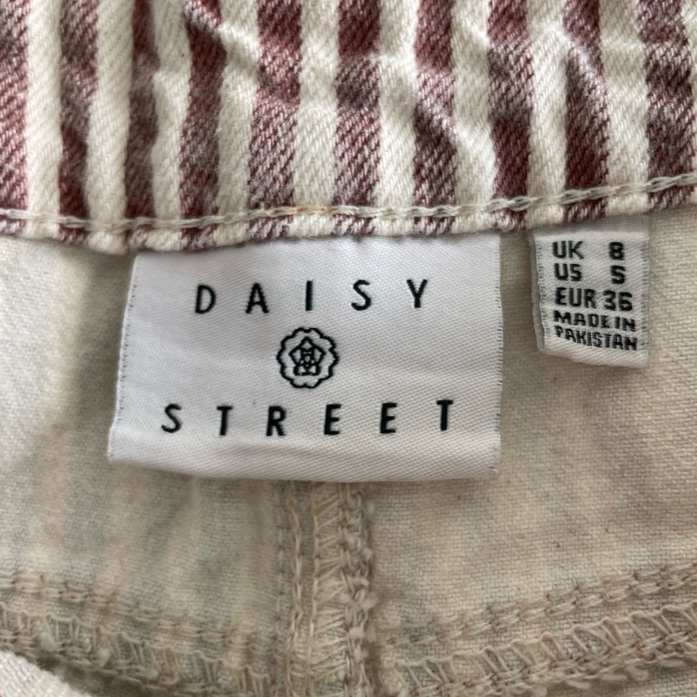 Daisy Street Striped Wide-Leg Jeans | Women’s Size 5 - Picture 3 of 5
